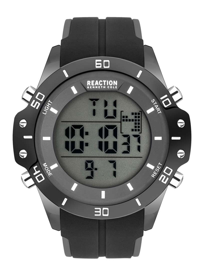 Buy REACTION KENNETH COLE Men Grey Dial Black Straps Digital Watch KRWGP2194201 Watches for Men 17794140 Myntra