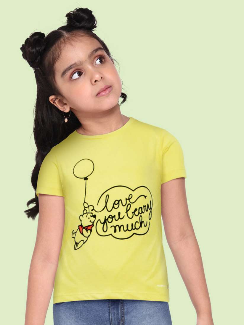 Buy Allen Solly Junior Girls Yellow Embroidered Pure Cotton Top Tops for Girls 17794312 Myntra