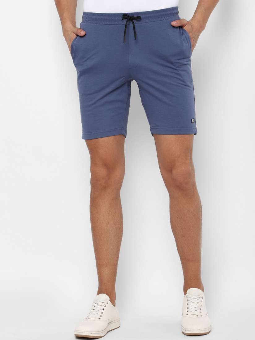 Buy Allen Solly Sport Men Blue Slim Fit Shorts Shorts for Men 17821068 Myntra