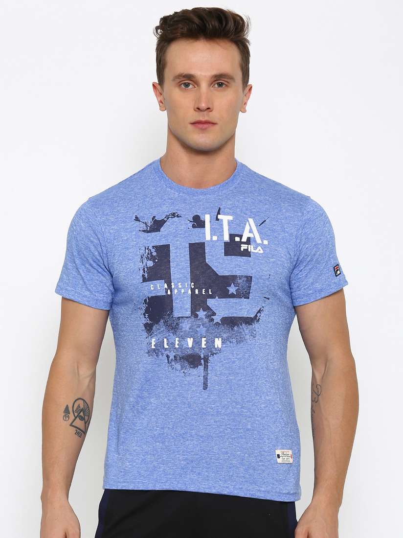 Fila Men Printed Fila Original T Shirt Shirt Clearance T Shirt