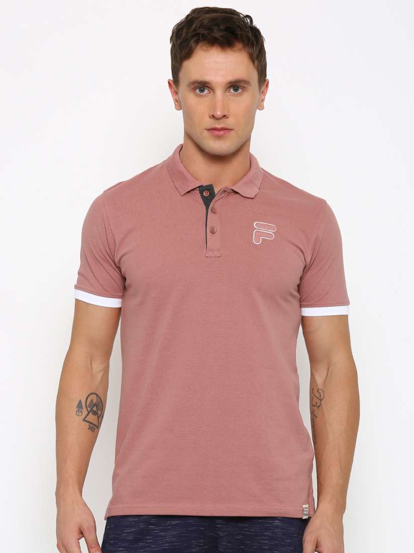Fila polo mens pink new arrivals