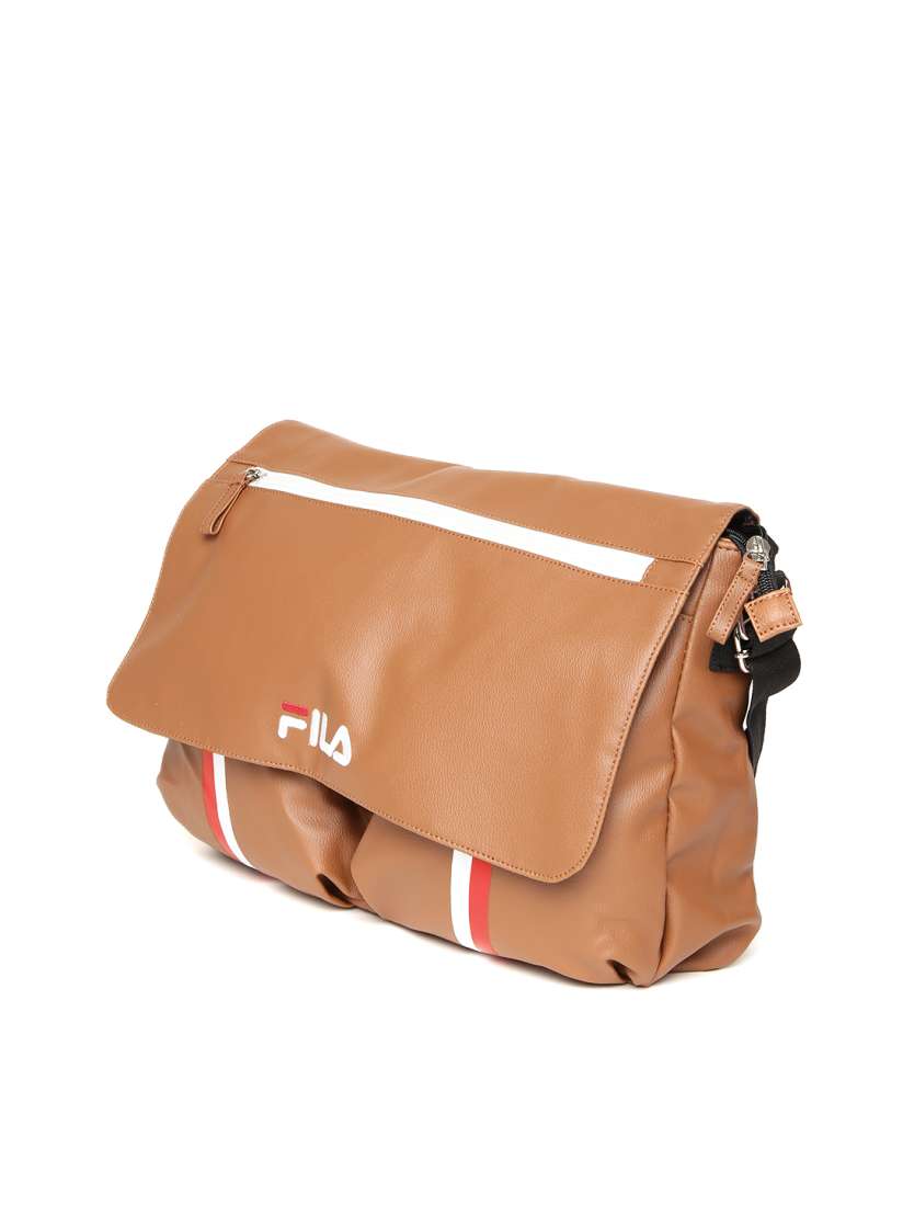 Fila bags mens brown sales