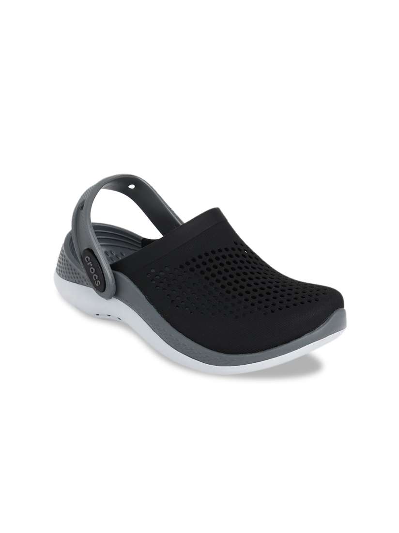 Buy Crocs Kids Black Grey LiteRide 360 Clogs Sandals for Unisex Kids 17826084 Myntra