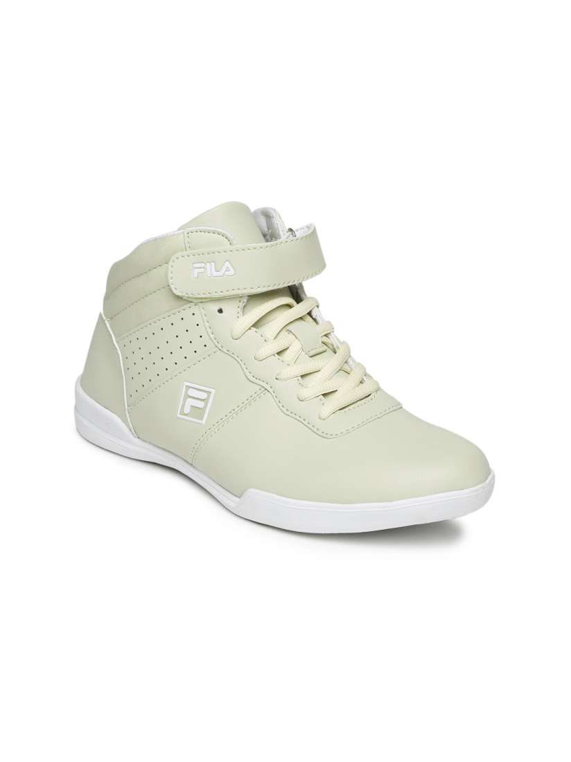 Buy FILA Women Beige Mid Top HEXO Misha Sneakers Casual Shoes for Women 1782609 Myntra