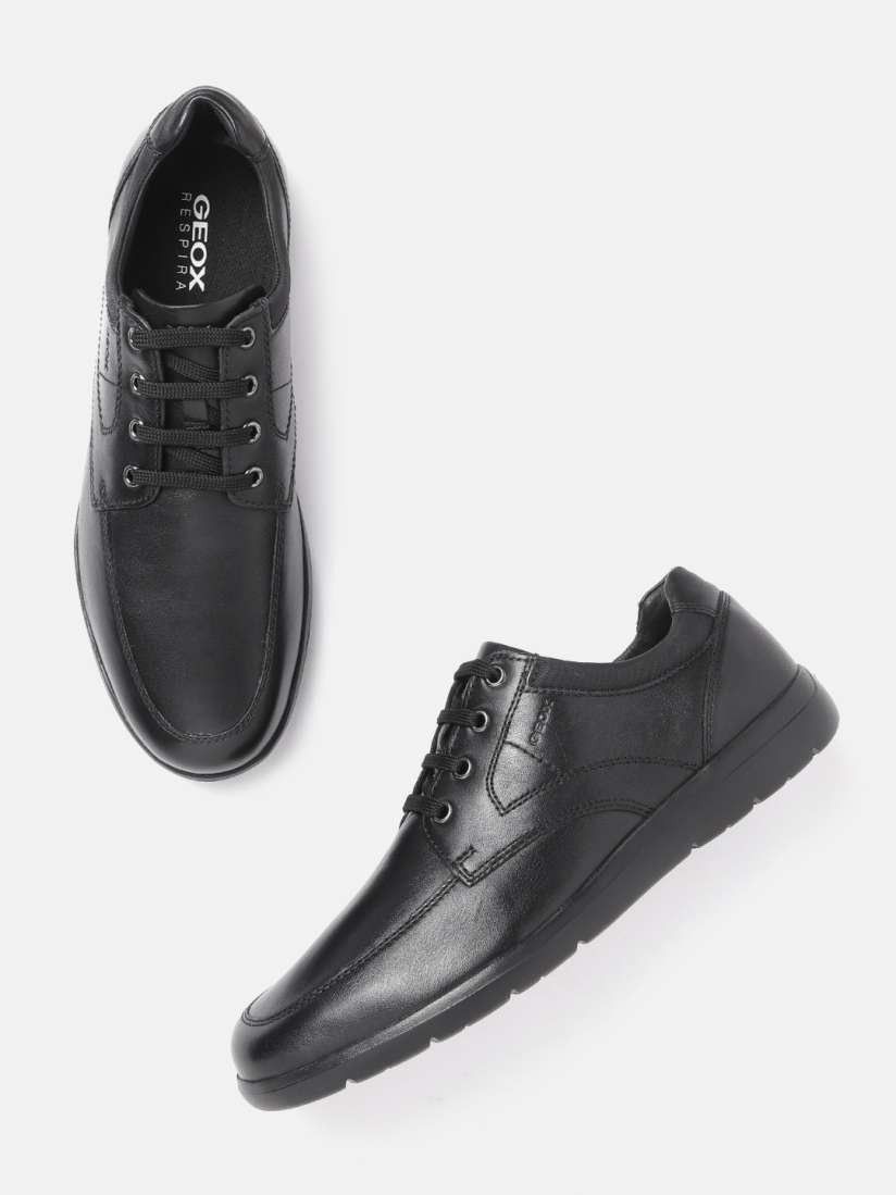 Buy Geox Men Black Textured Leather Driving Shoes Casual Shoes for Men 17831596 Myntra