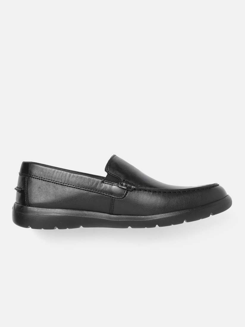 Buy Geox Men Black Textured Leather Slip On Sneakers Casual Shoes for Men 17831598 Myntra
