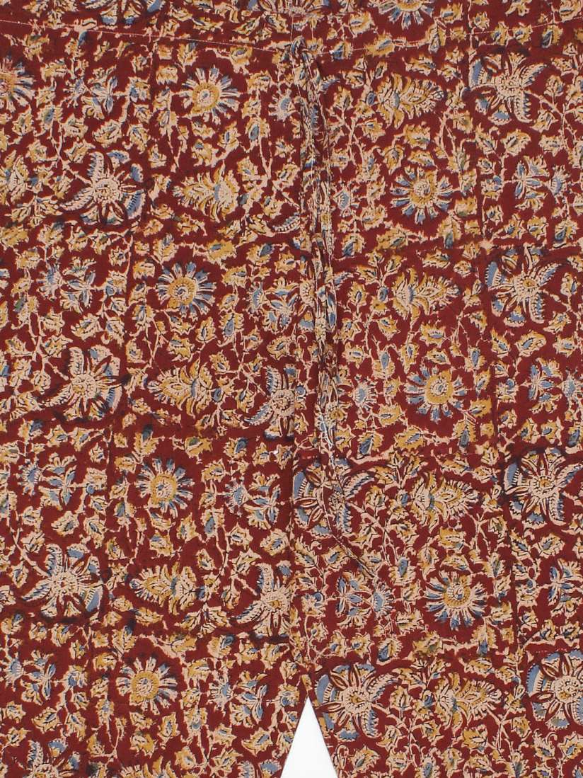 Buy JAYPORE Maroon Beige Kalamkari Print Palazzos Palazzos for Women 1783367 Myntra