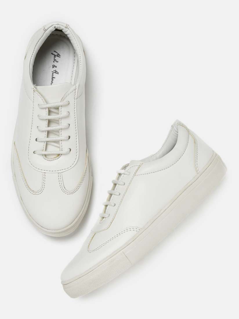 Myntra white sneakers womens clearance