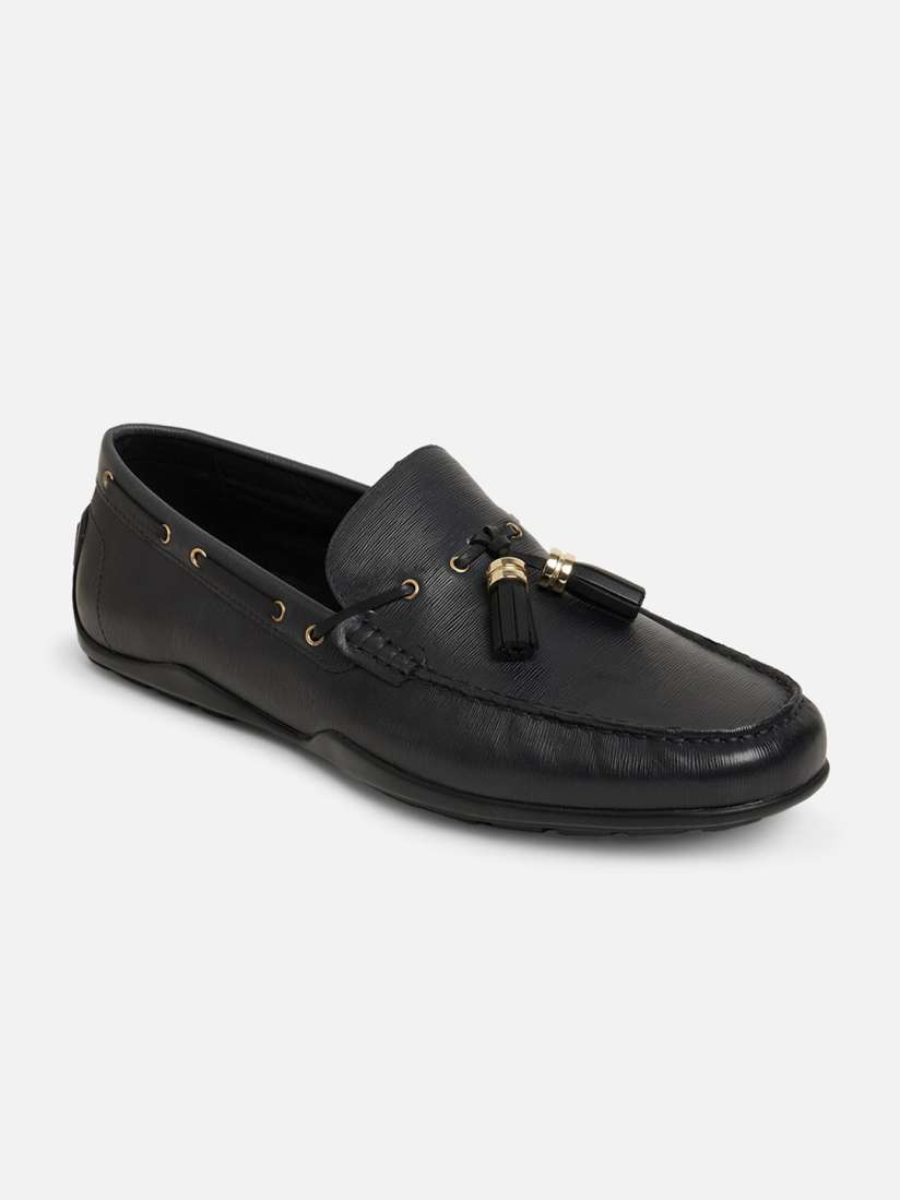 Buy ALDO Men Black Textured Leather Boat Shoes Casual Shoes for Men 17845800 Myntra