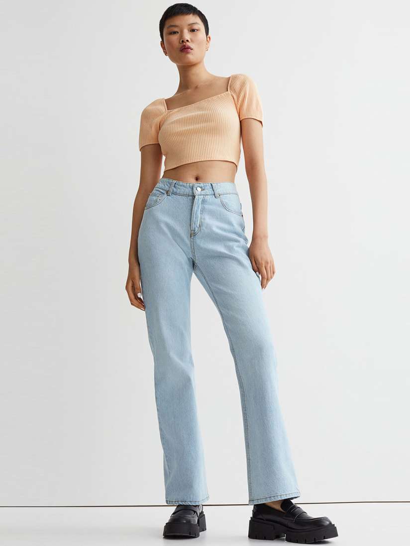 Bootcut low waist jeans h & m shop