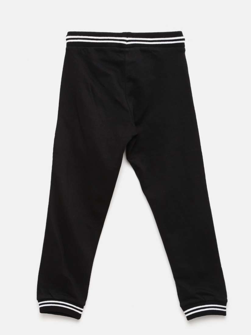 Buy Juniors By Lifestyle Girls Black Track Pants Track Pants for Girls 1785820 Myntra