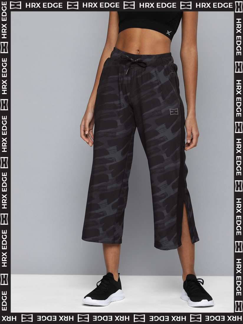 Buy HRX By Hrithik Roshan Women EDGE Rapid Dry AOP Track Pants Track Pants for Women 17861732 Myntra