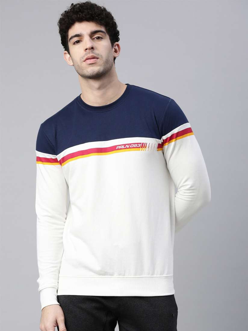 Buy Proline Active Men Blue Colourblocked Sweatshirt Sweatshirts for Men 17862034 Myntra