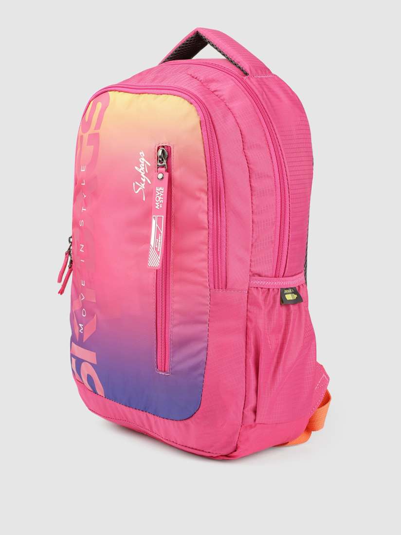 Buy Skybags Unisex Fuchsia Typography Backpack Backpacks for Unisex 17865240 Myntra