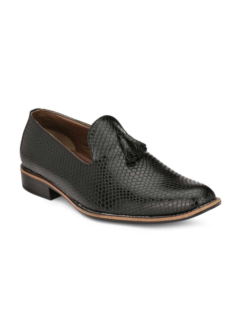 Buy Sir Corbett Men Black Textured Semiformal Shoes Formal Shoes for Men 1786841 Myntra