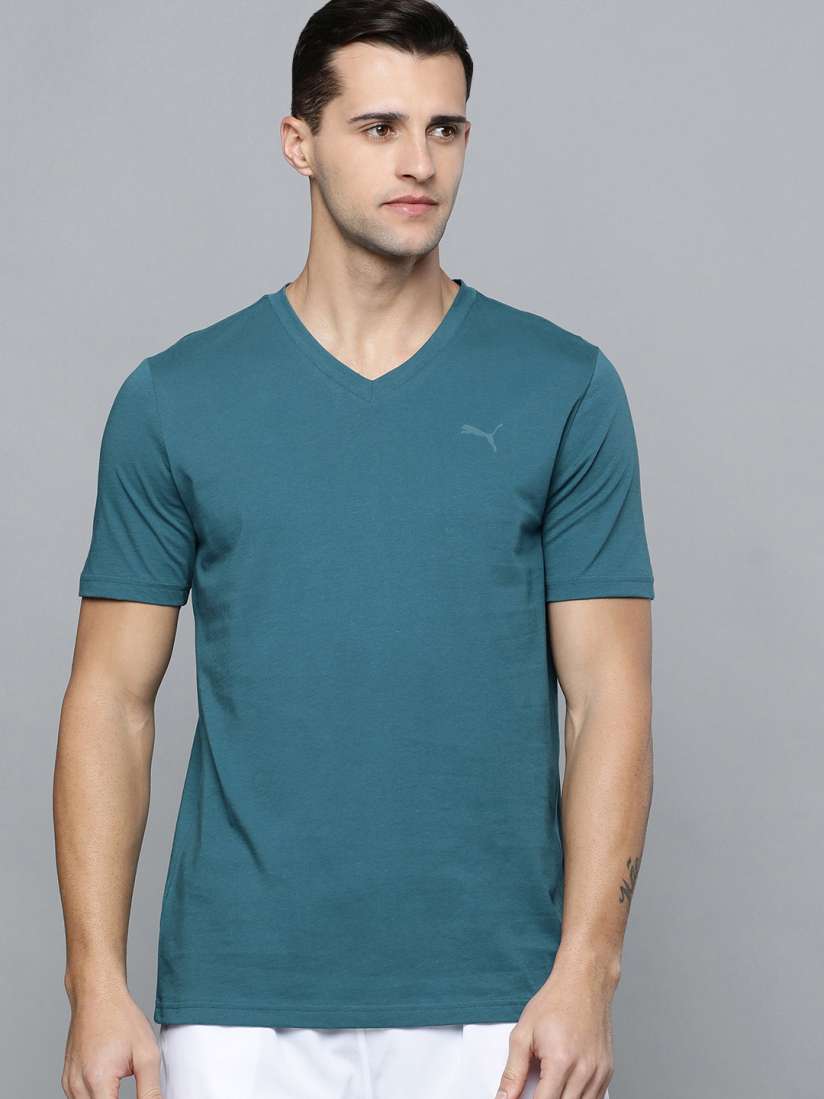Puma v neck tee online