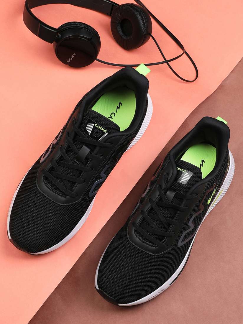 Buy Campus Men Black Mesh Running Shoes Sports Shoes for Men 17881632 Myntra