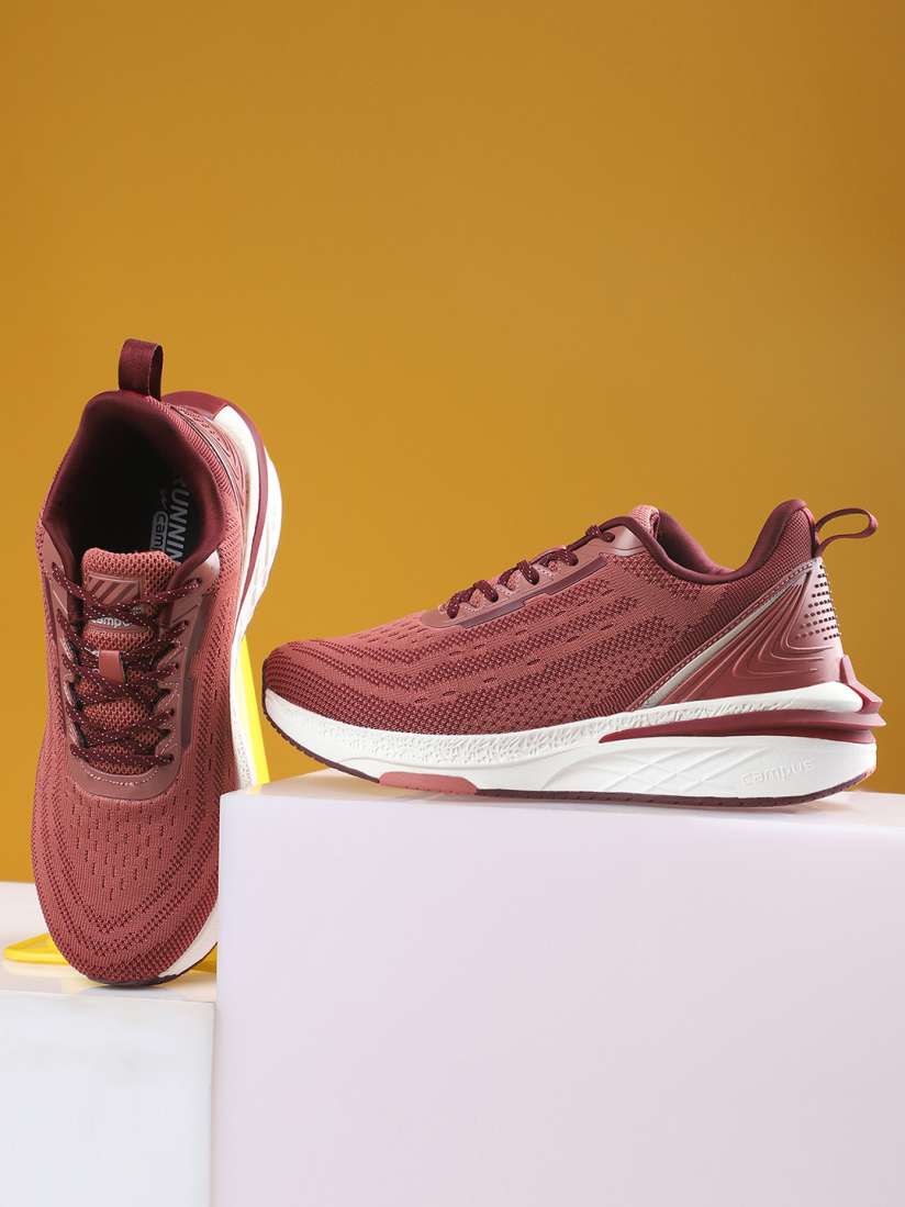 Buy Campus Men Maroon Mesh Running Sports Shoes Sports Shoes for Men 17881642 Myntra