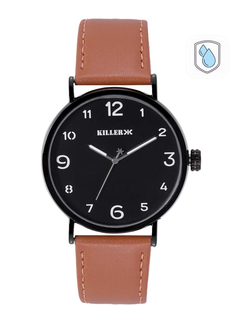 Buy Killer Men Black Dial Brown Straps Rebel Analogue Watch KL22 003 E Watches for Men 17883980 Myntra