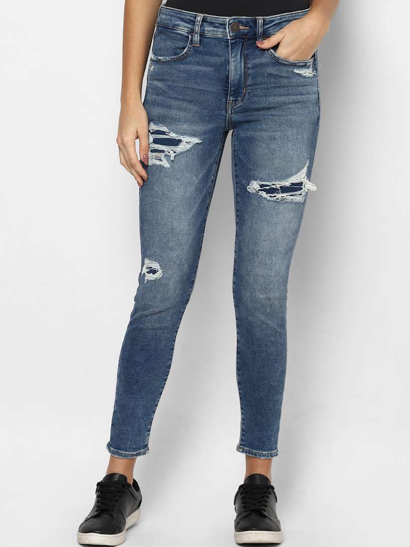 Eagle Outfitters Blue Ripped Jeans American Eagle AMERICAN EAGLE