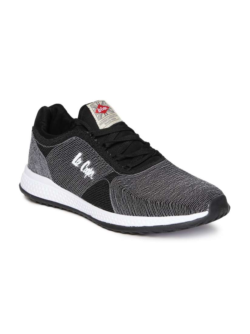 Buy Lee Cooper Men Grey Black Running Shoes Sports Shoes for Men 1789426 Myntra