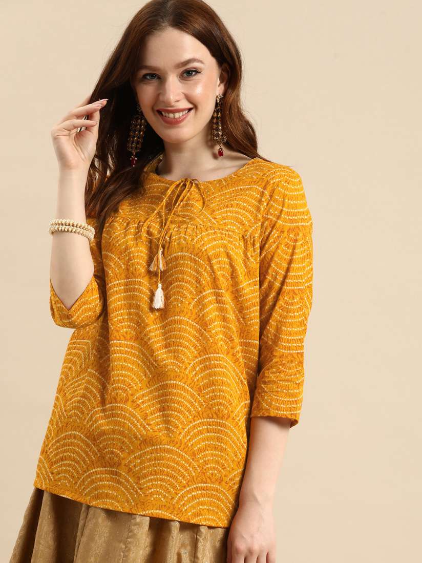 Myntra latest cotton kurtis hot sale