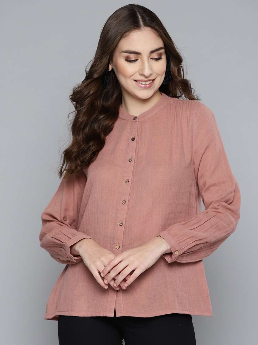 Buy HERE NOW Women Opaque Casual Shirt Shirts for Women 17901188 Myntra