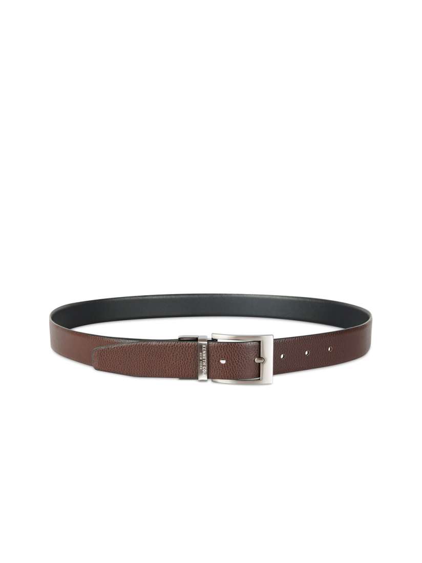 Buy Kenneth Cole Men Brown Textured Leather Casual Belt Belts for Men 17903996 Myntra