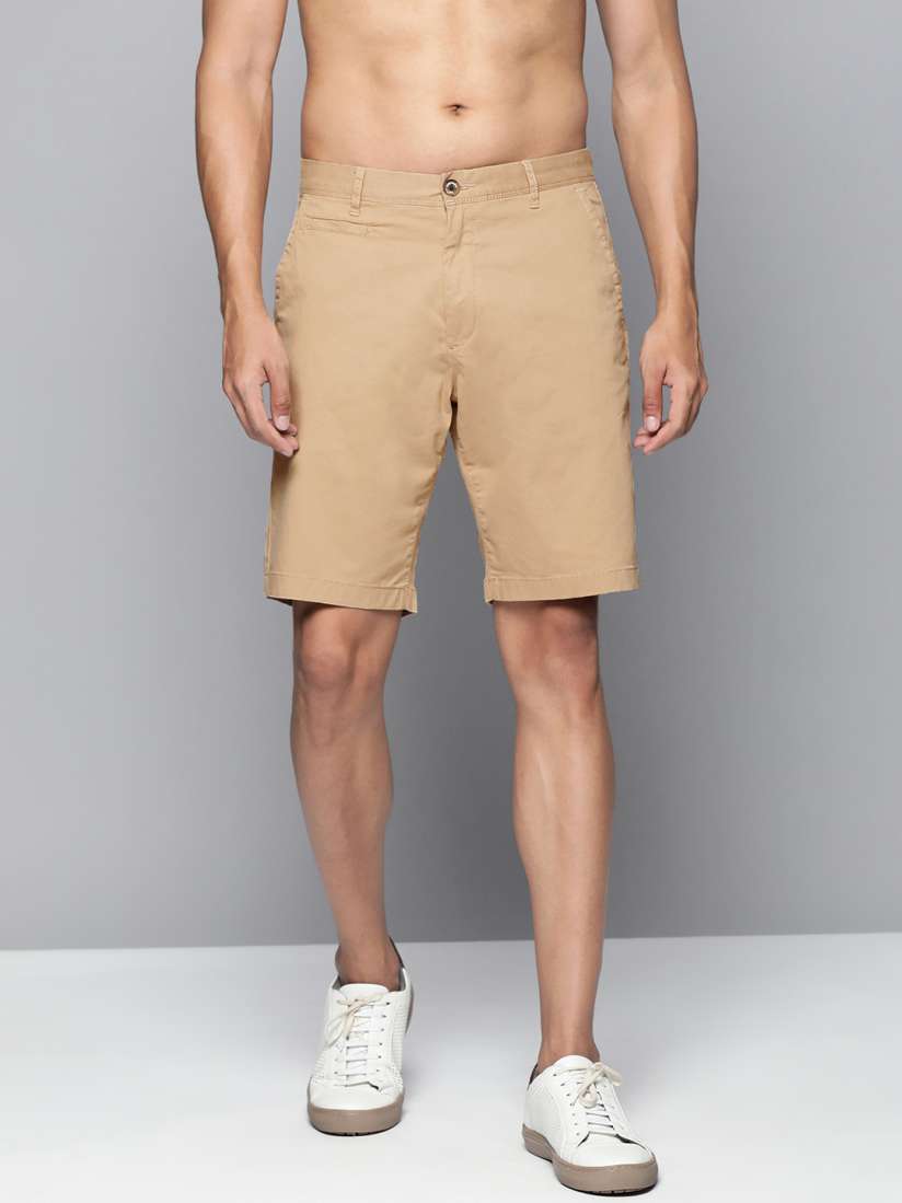 Slim khaki shorts top