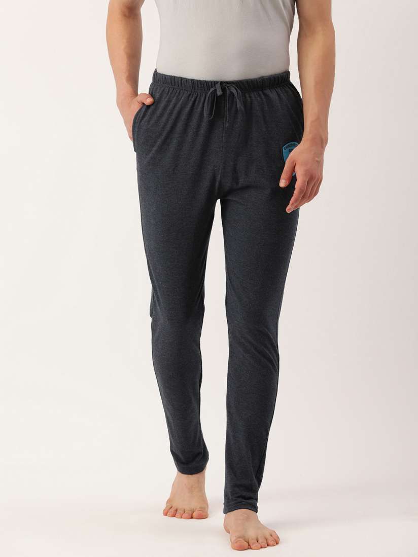 Buy Chromozome Men Grey Printed Lounge Track Pants Lounge Pants for Men 17908662 Myntra