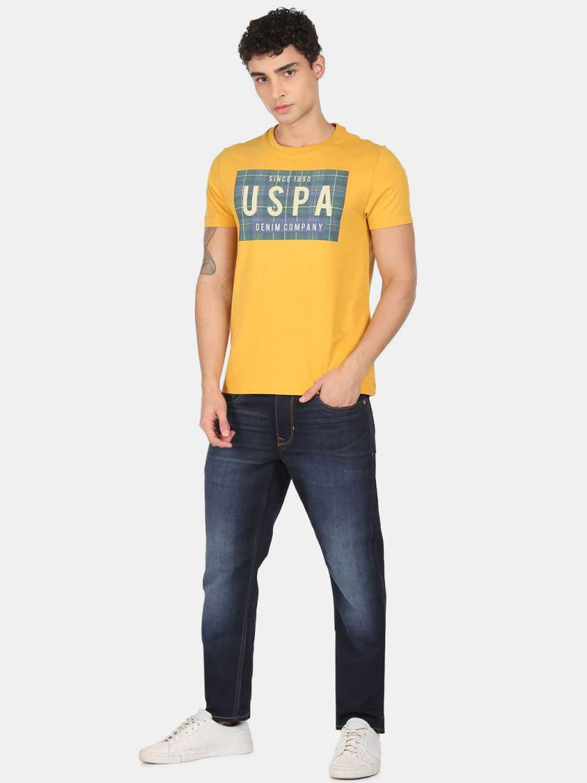 Buy U.S. Polo Assn. Denim Co. Men Blue Slim Fit Light Fade Jeans Jeans for Men 17912772 Myntra