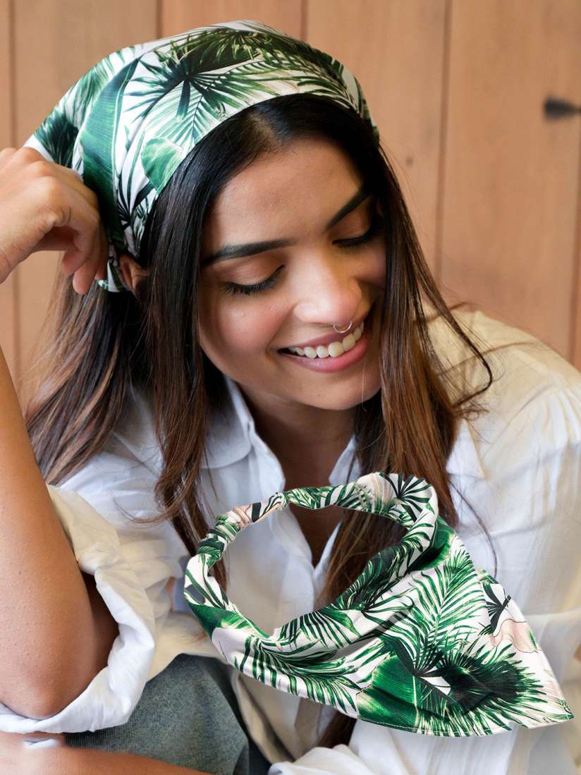 Scarf as headband hotsell