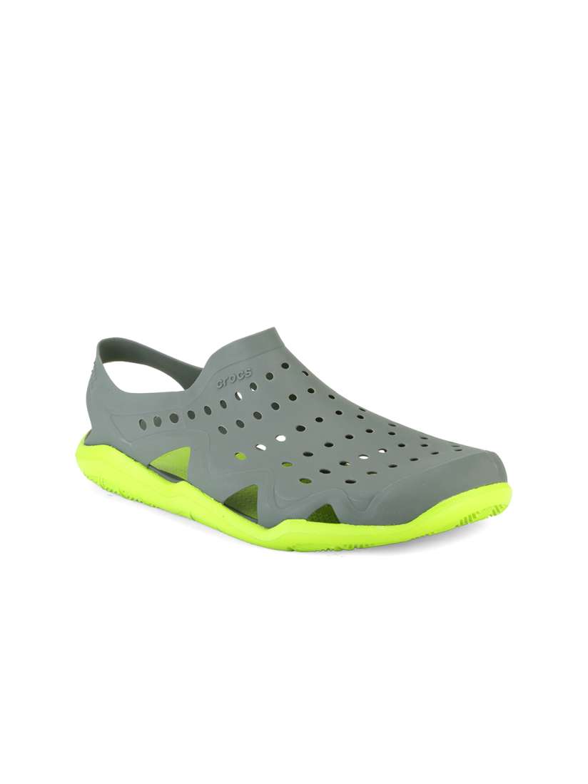 Buy Crocs Swiftwater Men Grey Clogs Casual Shoes for Men 1792046 Myntra