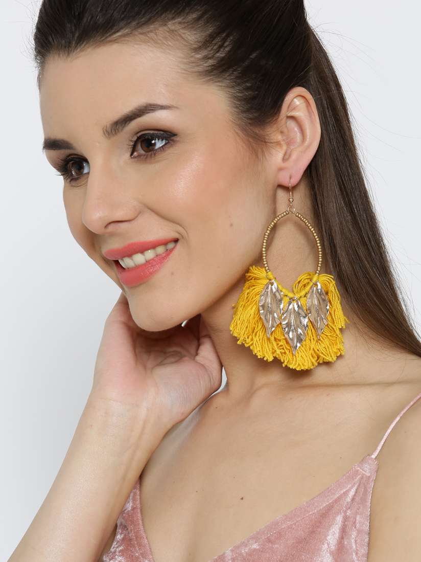 Buy Blueberry Set Of 2 Tassel Earrings Earrings for Women 1792221 Myntra