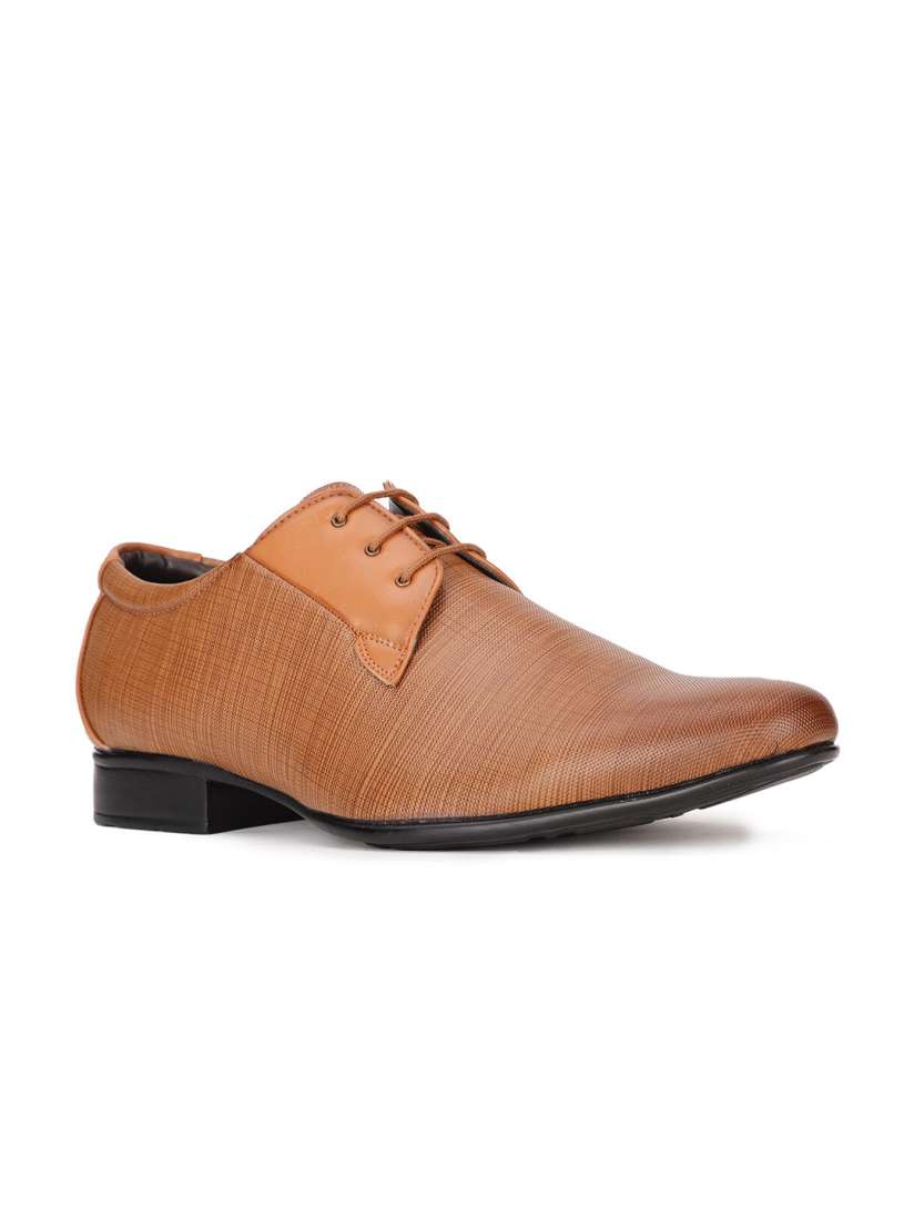 Buy Bata Men Tan Brown Textured Formal Derbys Formal Shoes for Men 17934276 Myntra