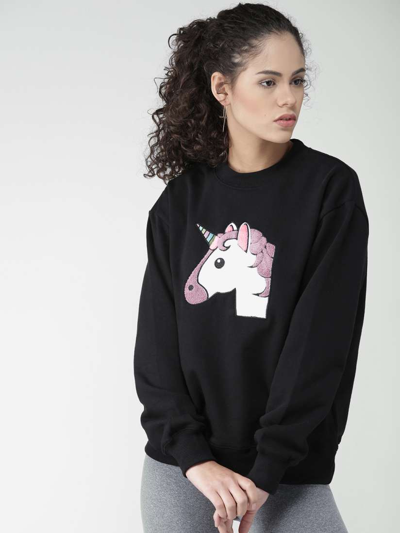 Unicorn sweatshirt womens top