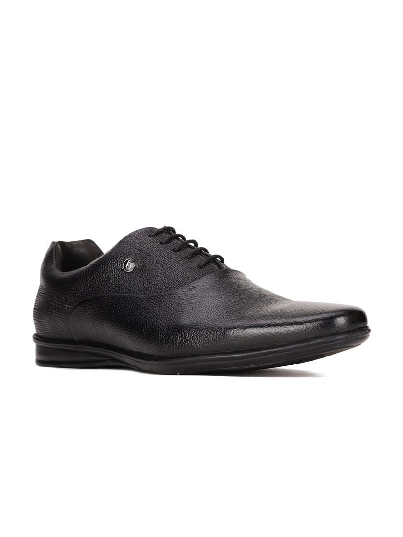 Buy Hush Puppies Men Black Textured Formal Shoes Formal Shoes for Men 17938852 Myntra