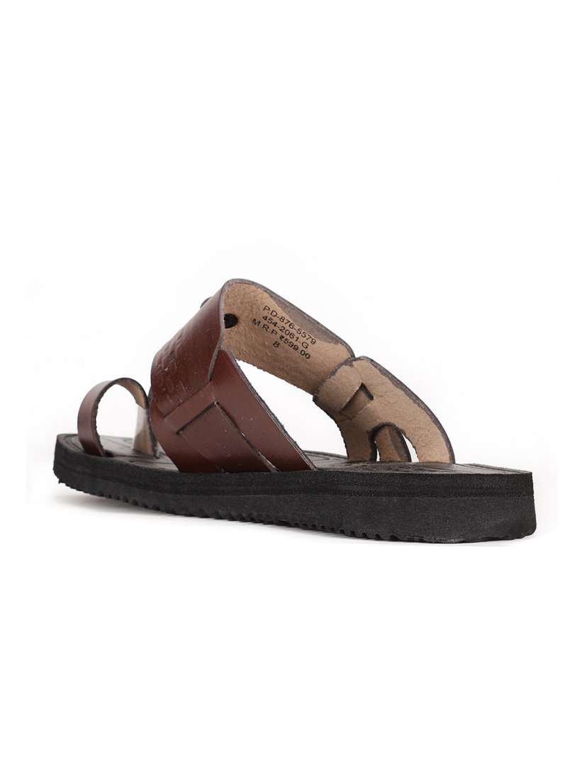 Leather sandals bata hot sale