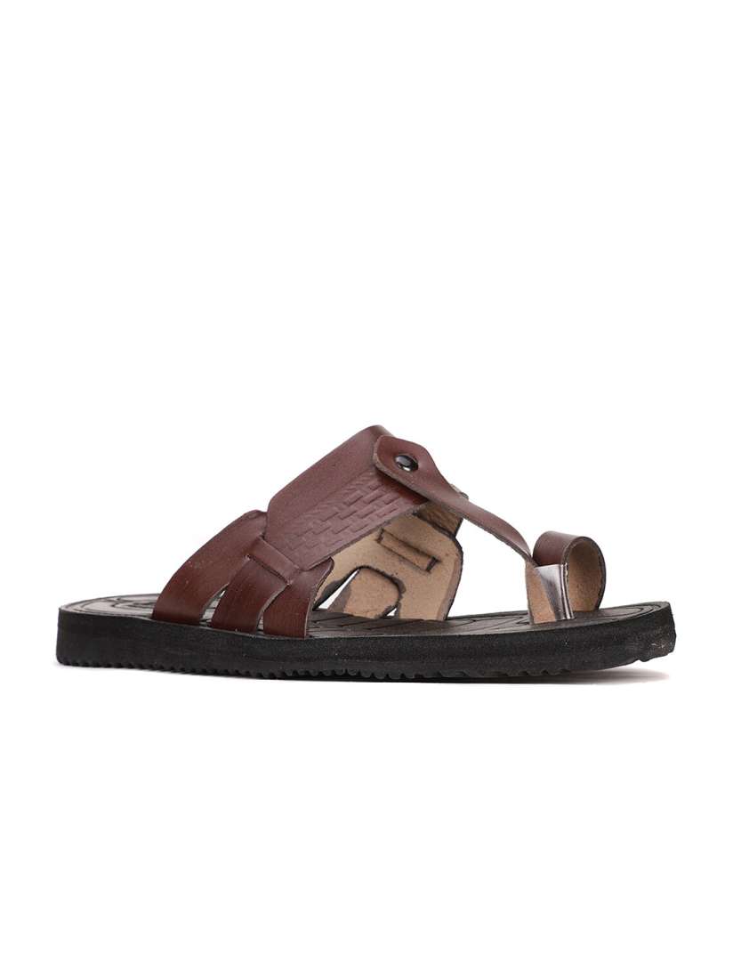 Buy Bata Men Maroon Leather Comfort Sandals Sandals for Men 17944430 Myntra