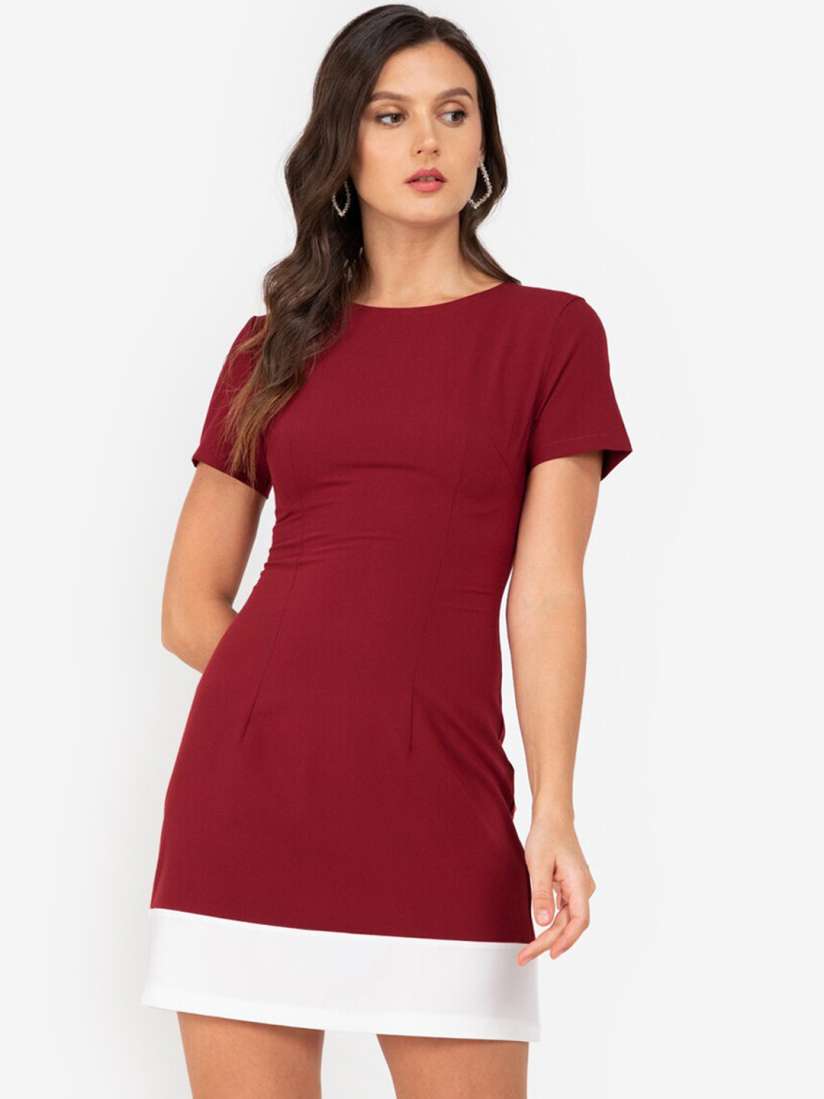 Zalora maroon dress on sale