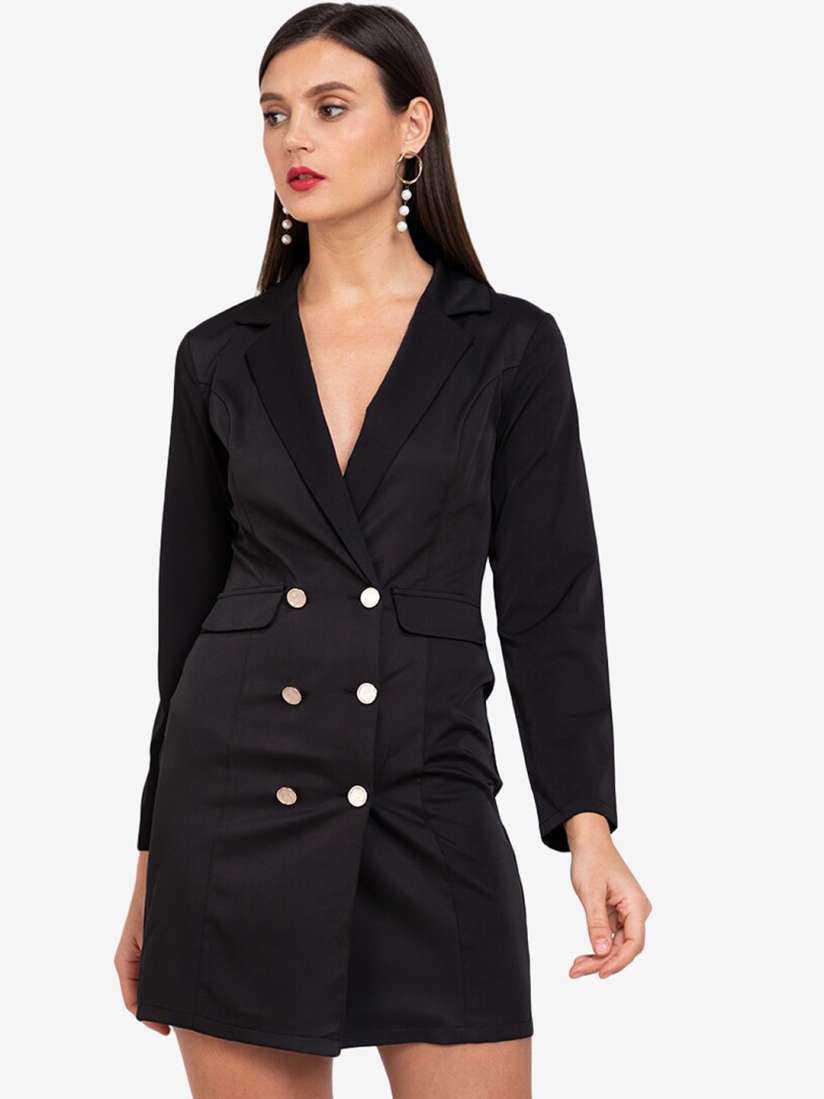 Buy ZALORA WORK Women Black Blazer Mini Dress Dresses for Women 17947168 Myntra