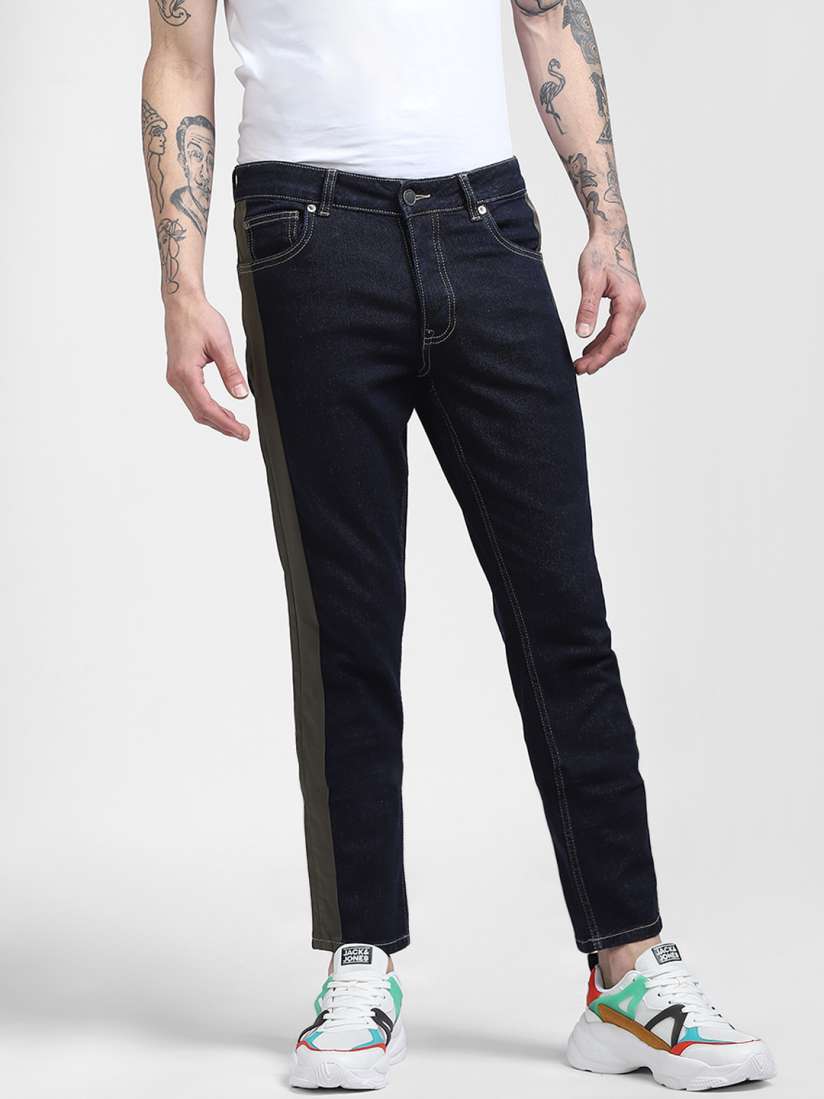 Buy Jack Jones Men Blue Straight Fit Low Rise Jeans Jeans for Men 17948588 Myntra