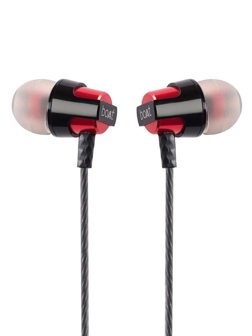 Buy boAt Black Red Bassheads 240 Extra Bass Earphones with Mic Headphones for Unisex 1795466 Myntra
