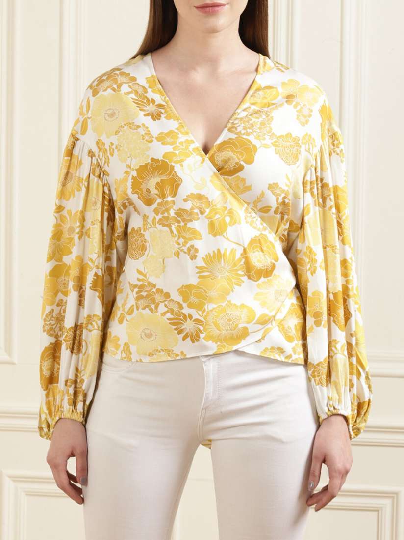 Ted baker yellow top shop