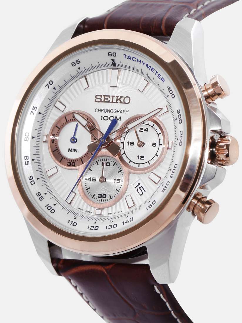 Buy SEIKO Men Off White Chronograph Dial Watch SSB250P1 Watches for Men 1796902 Myntra