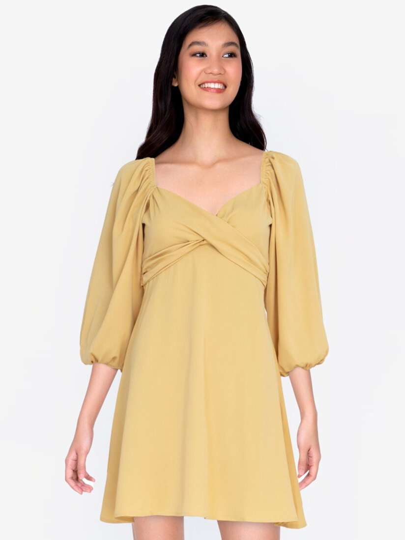 Zalora yellow dress new arrivals