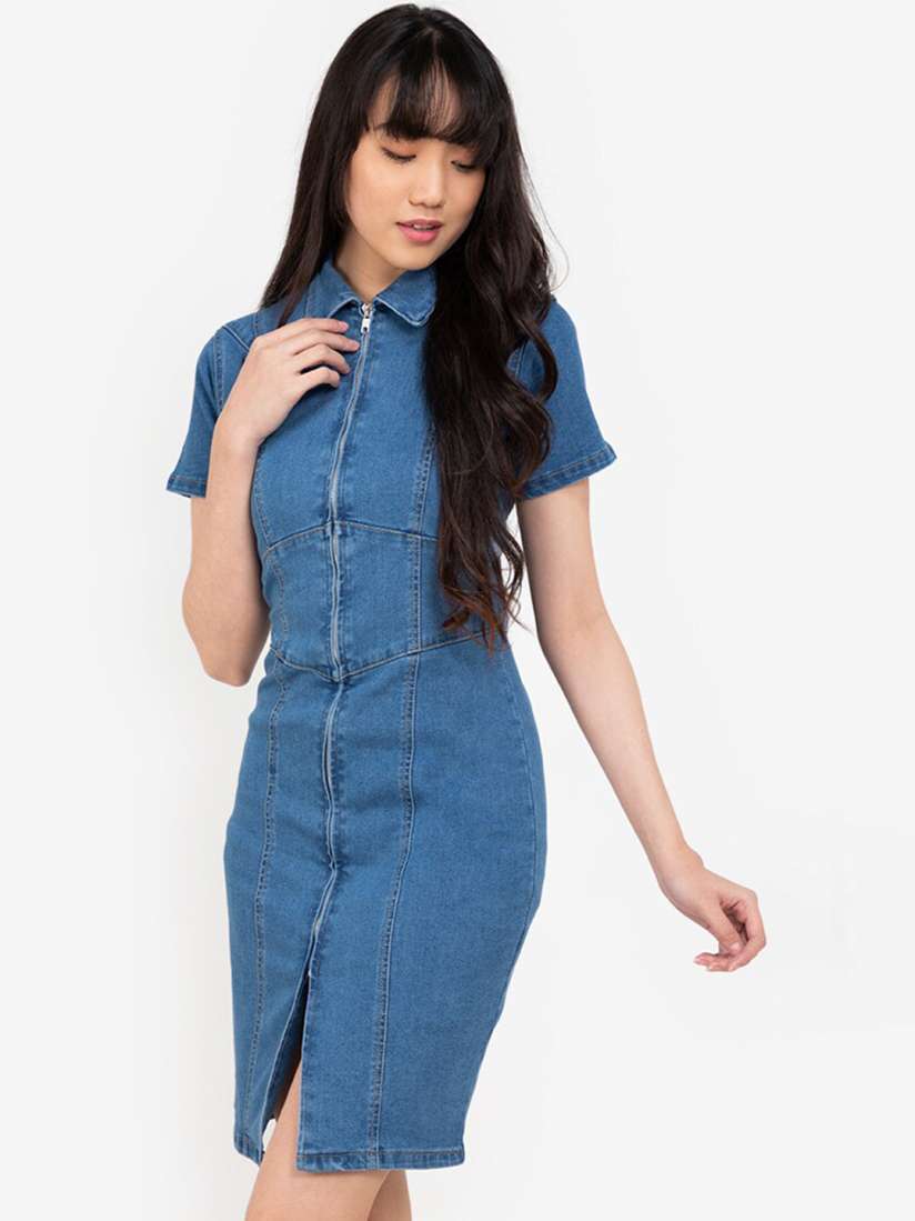 Zalora denim dress cheap