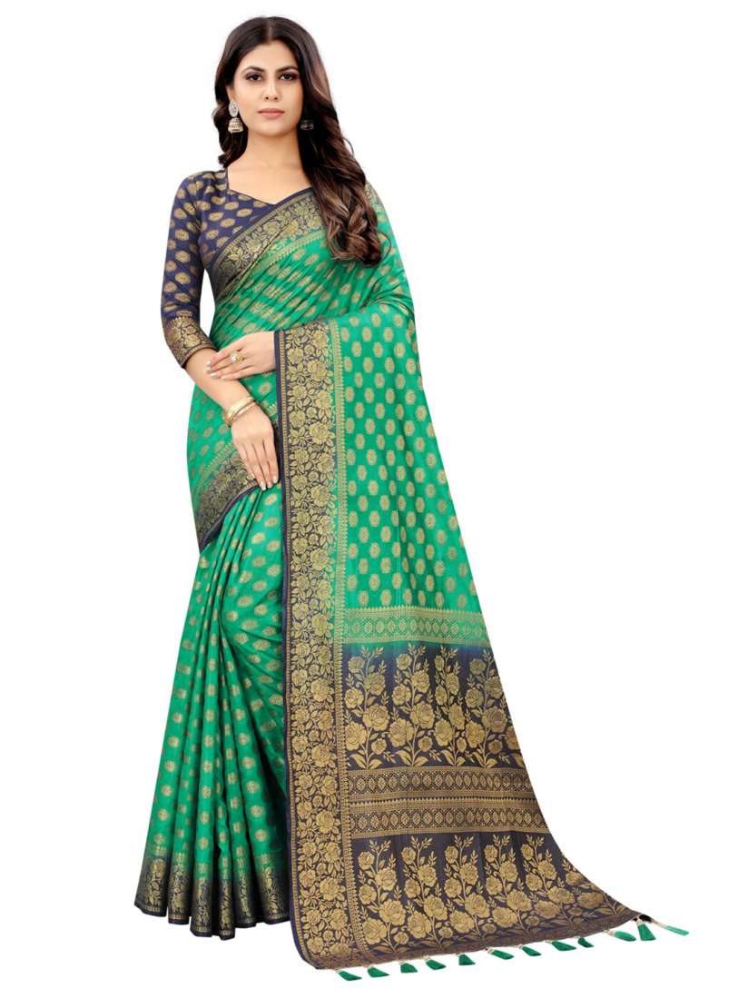 Myntra banarasi silk sarees top
