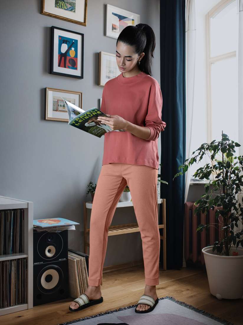 Dusty pink joggers sales