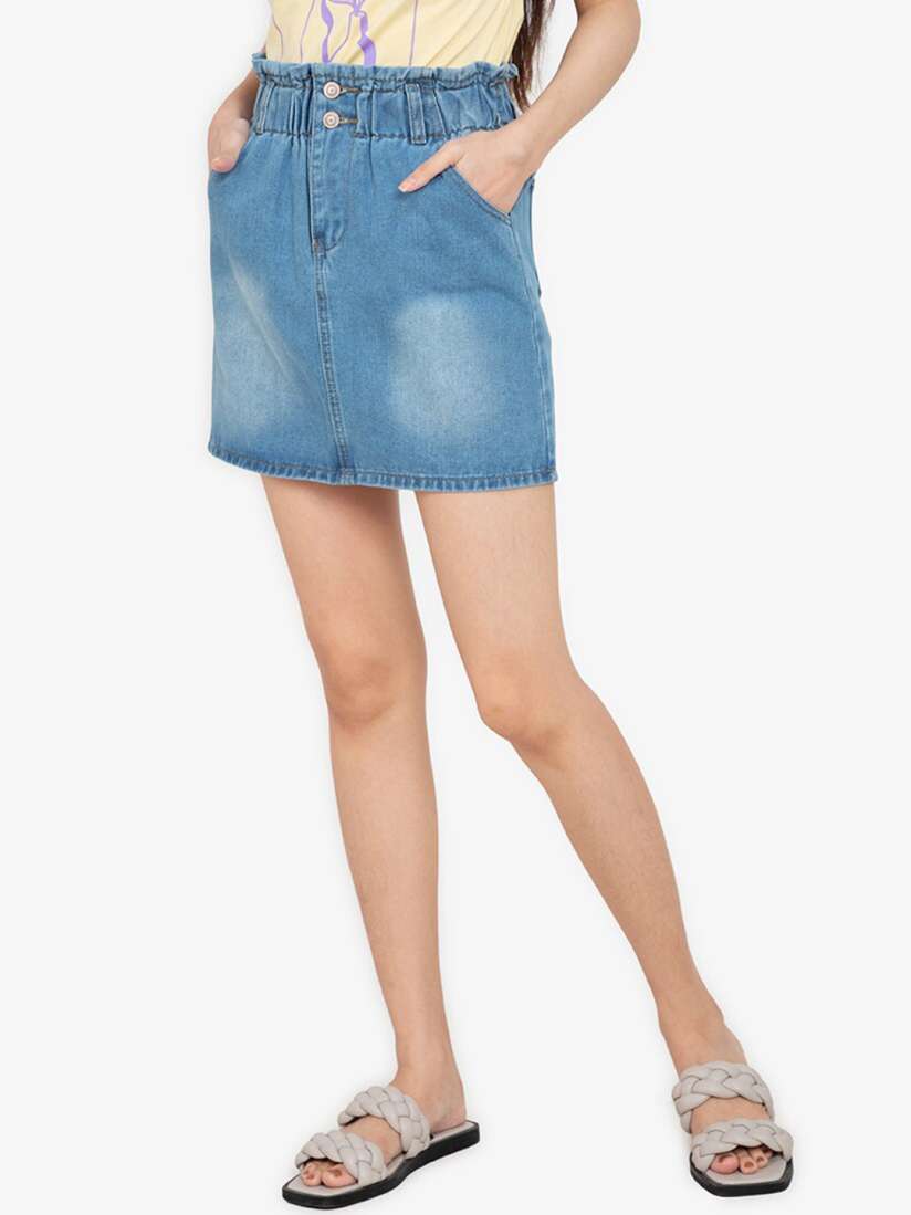 Denim skirt zalora new arrivals